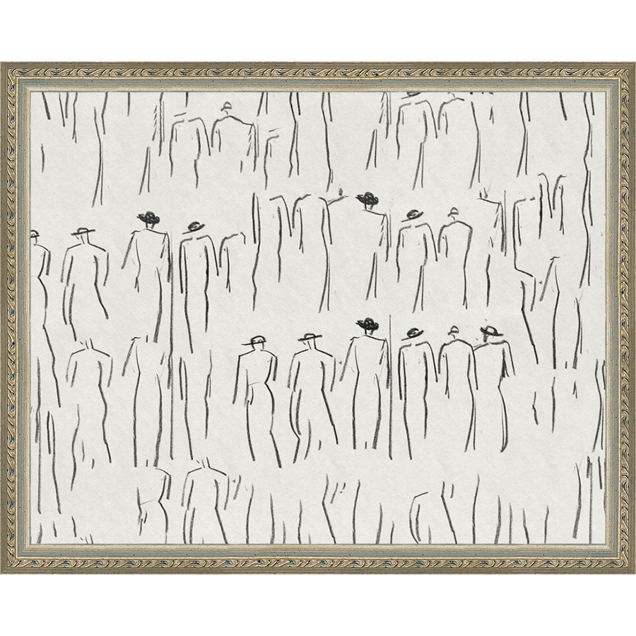 CROWD SKETCH - Kings Fine Art & Decor