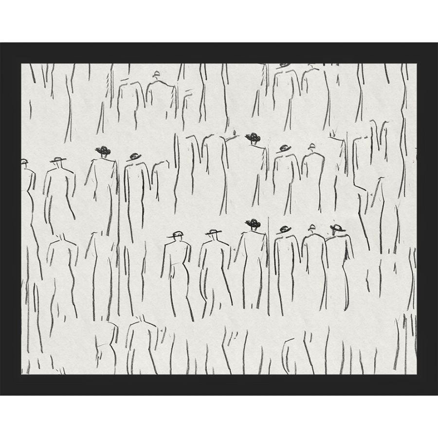 CROWD SKETCH - Kings Fine Art & Decor