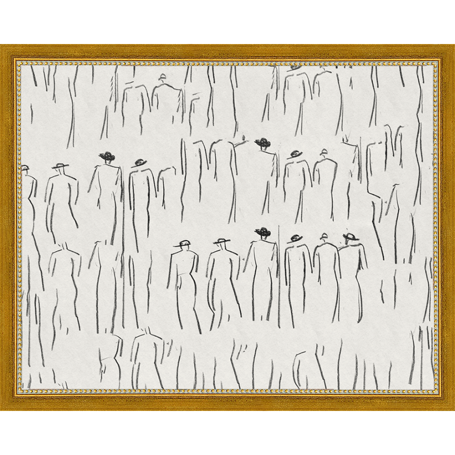 CROWD SKETCH - Kings Fine Art & Decor