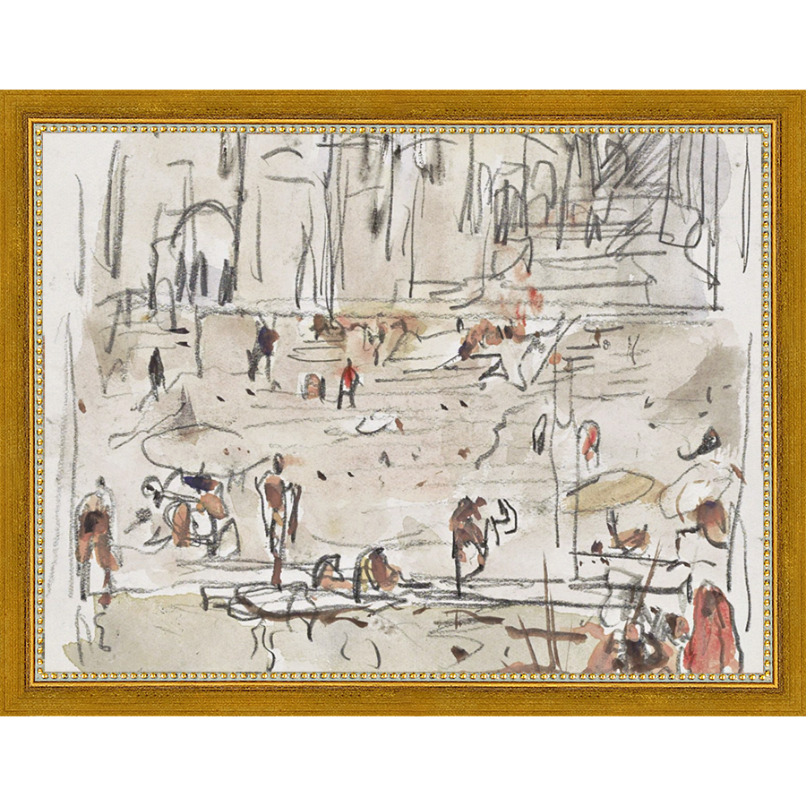 RIVERBANK SKETCH - Kings Fine Art & Decor