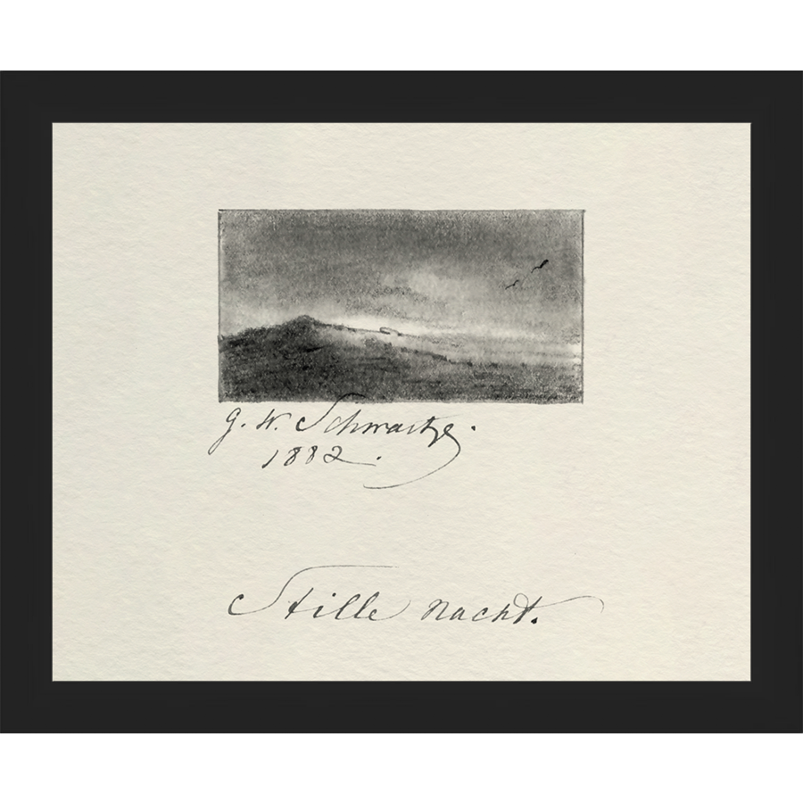 SA285-VINTAGE SKETCH PL 2 Hand framed in a matte black frame. Finished Size: W 11.25 in x H 9.25 in