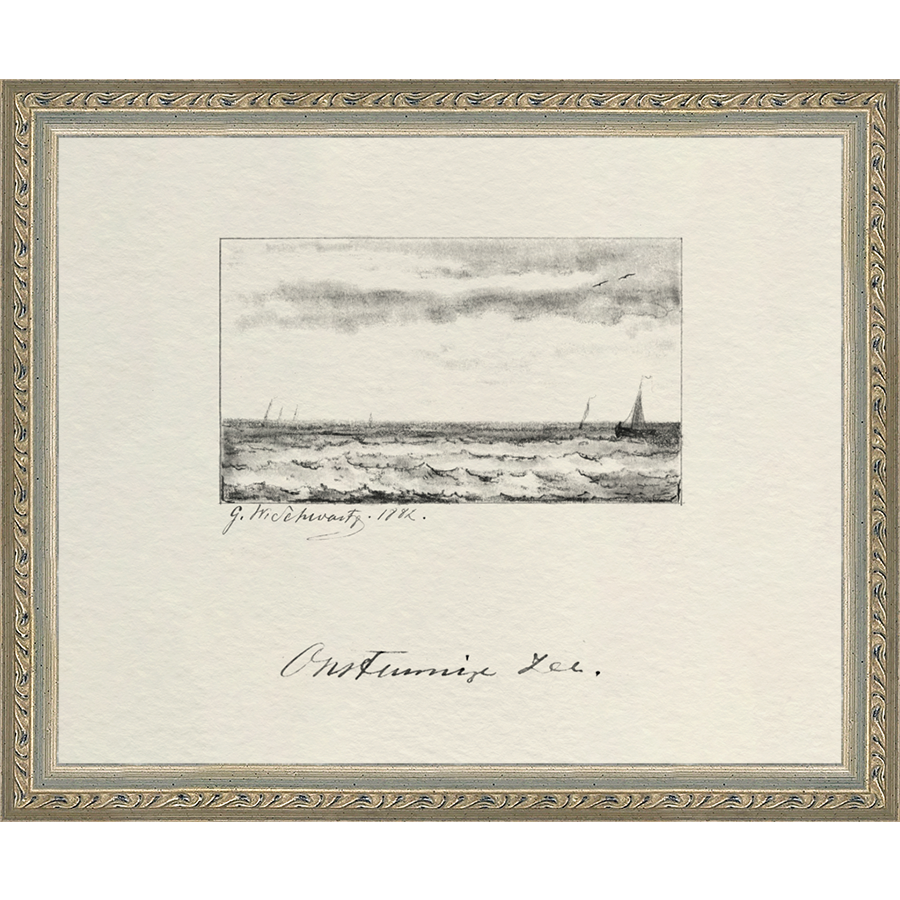 VINTAGE SKETCH PL 4 - Kings Fine Art & Decor