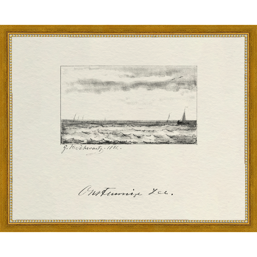 VINTAGE SKETCH PL 4 - Kings Fine Art & Decor