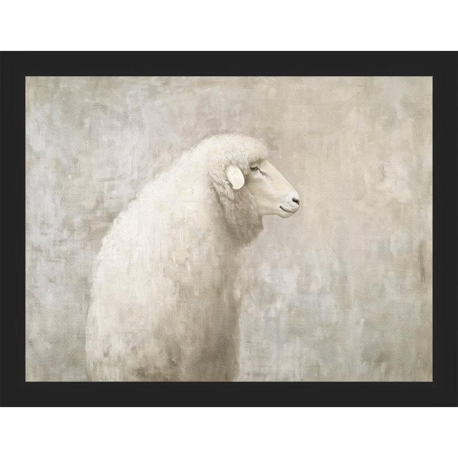 MUTED SHEEP BACK PROFILE - Kings Fine Art & Decor