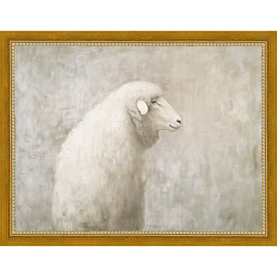 MUTED SHEEP BACK PROFILE - Kings Fine Art & Decor