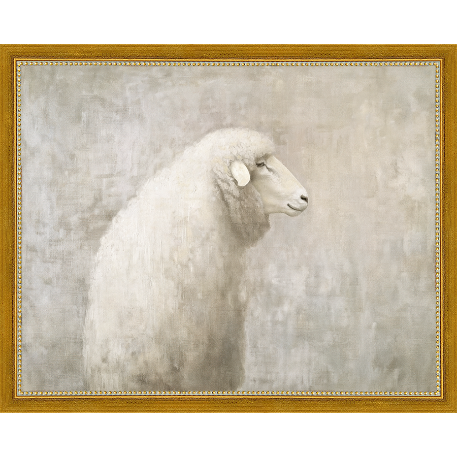 MUTED SHEEP BACK PROFILE - Kings Fine Art & Decor