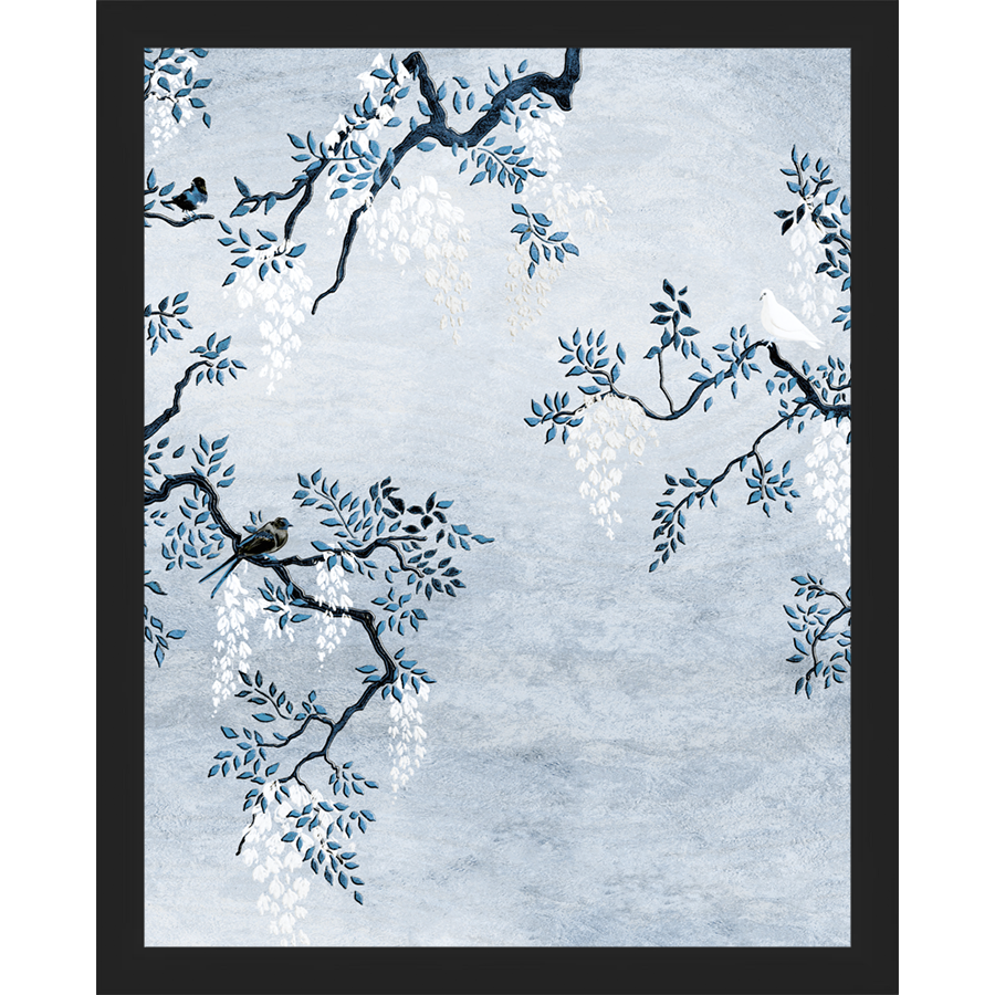 BLUE TRIPTYCH III - Kings Fine Art & Decor