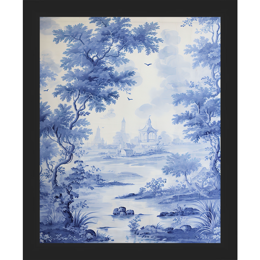 BLUE JOUY I - Kings Fine Art & Decor