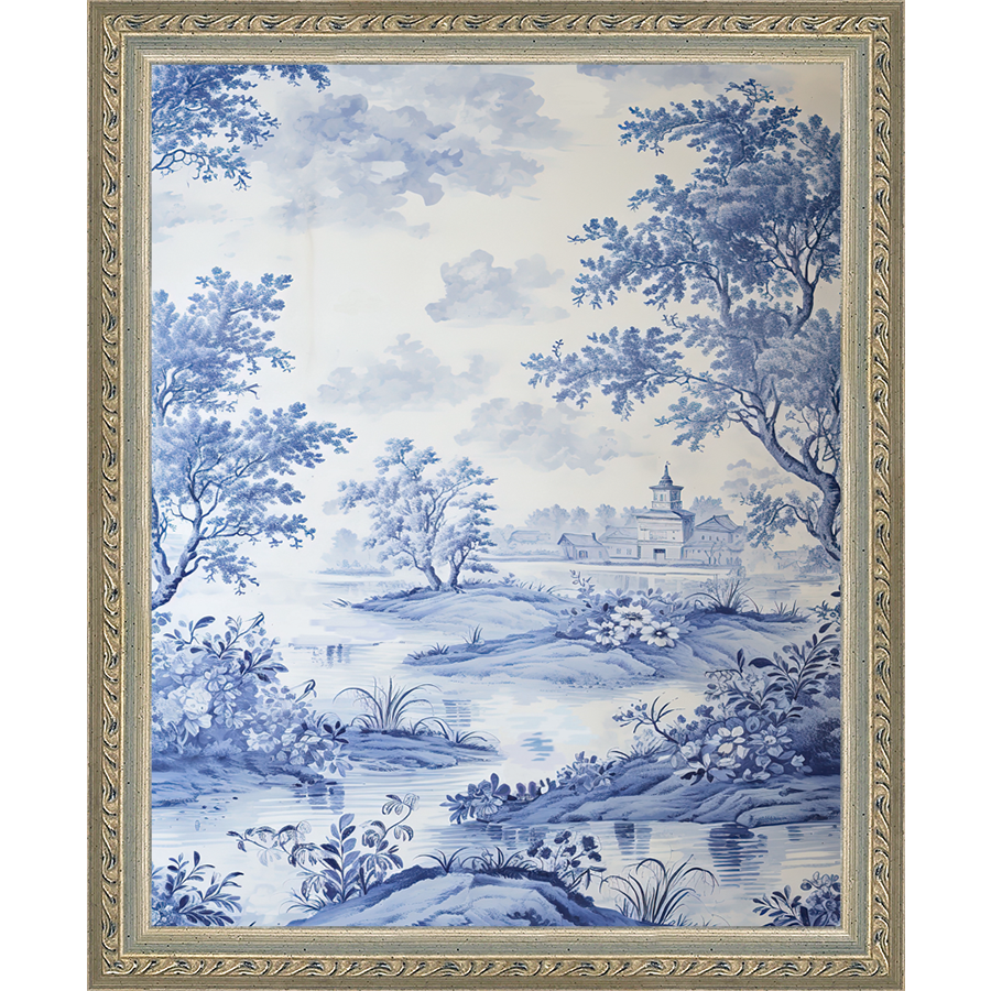 BLUE JOUY II - Kings Fine Art & Decor
