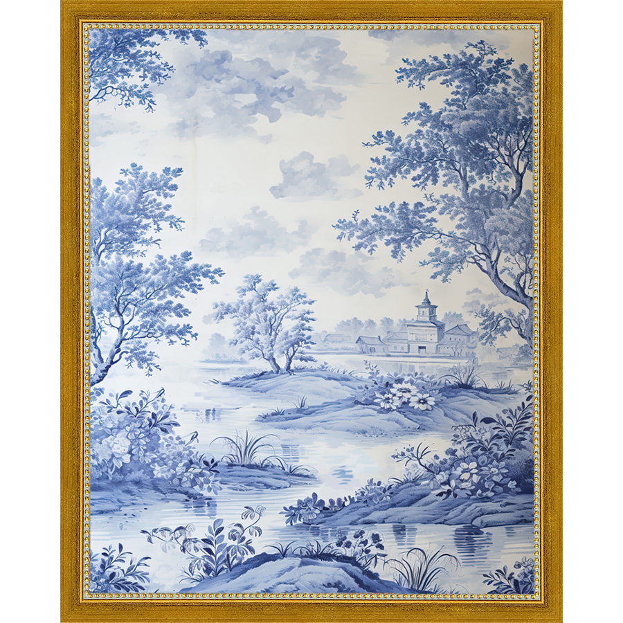 BLUE JOUY II - Kings Fine Art & Decor