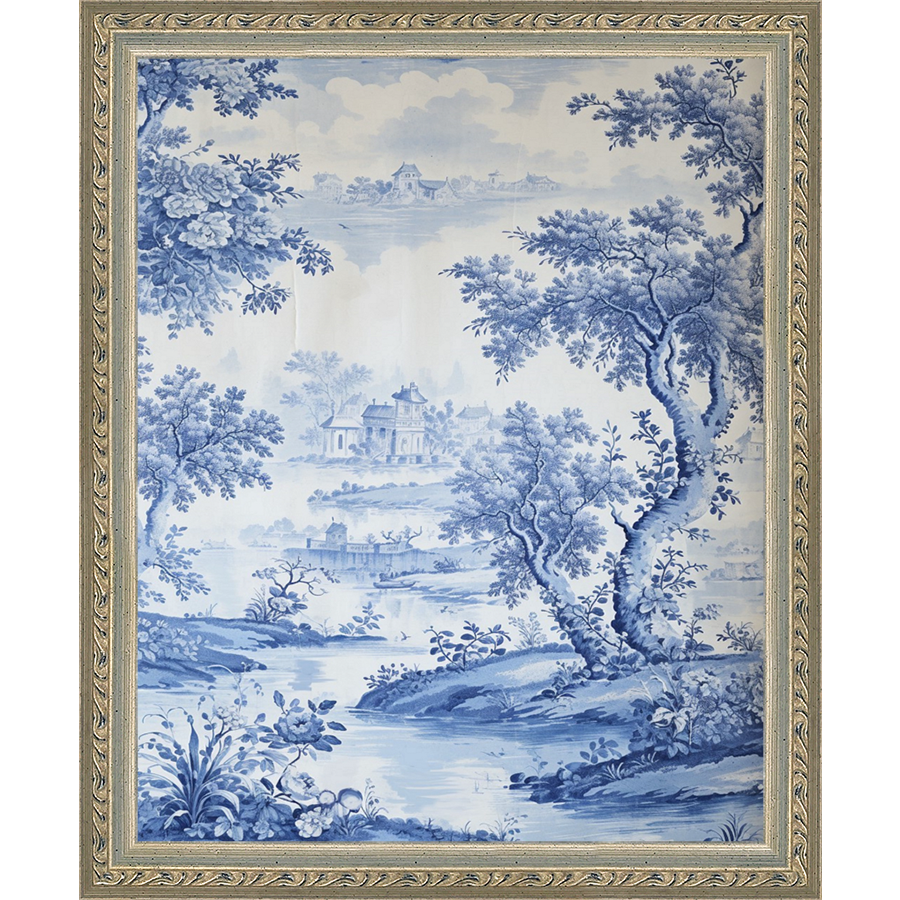 BLUE JOUY III - Kings Fine Art & Decor