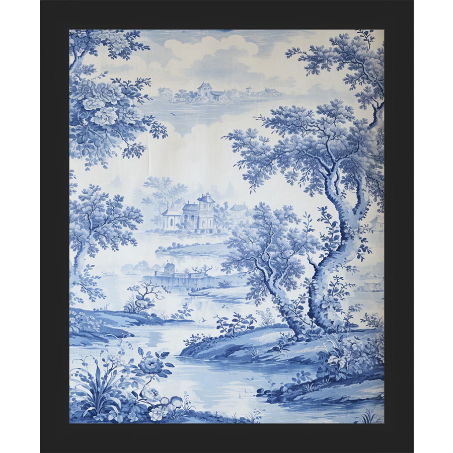 BLUE JOUY III - Kings Fine Art & Decor