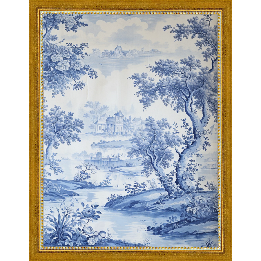 BLUE JOUY III - Kings Fine Art & Decor