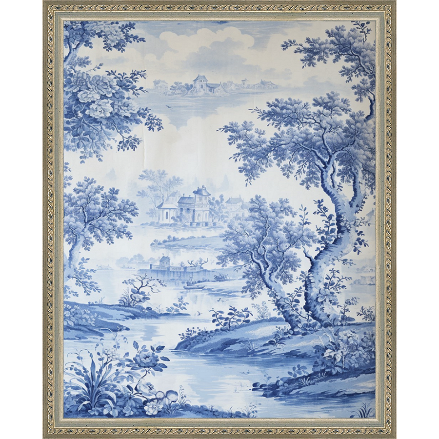 BLUE JOUY III - Kings Fine Art & Decor