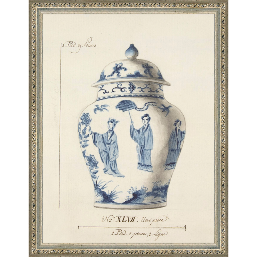 VINTAGE GINGER JAR II - Kings Fine Art & Decor