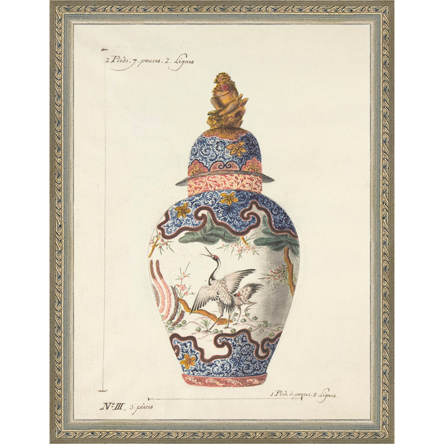 VINTAGE GINGER JAR IV - Kings Fine Art & Decor