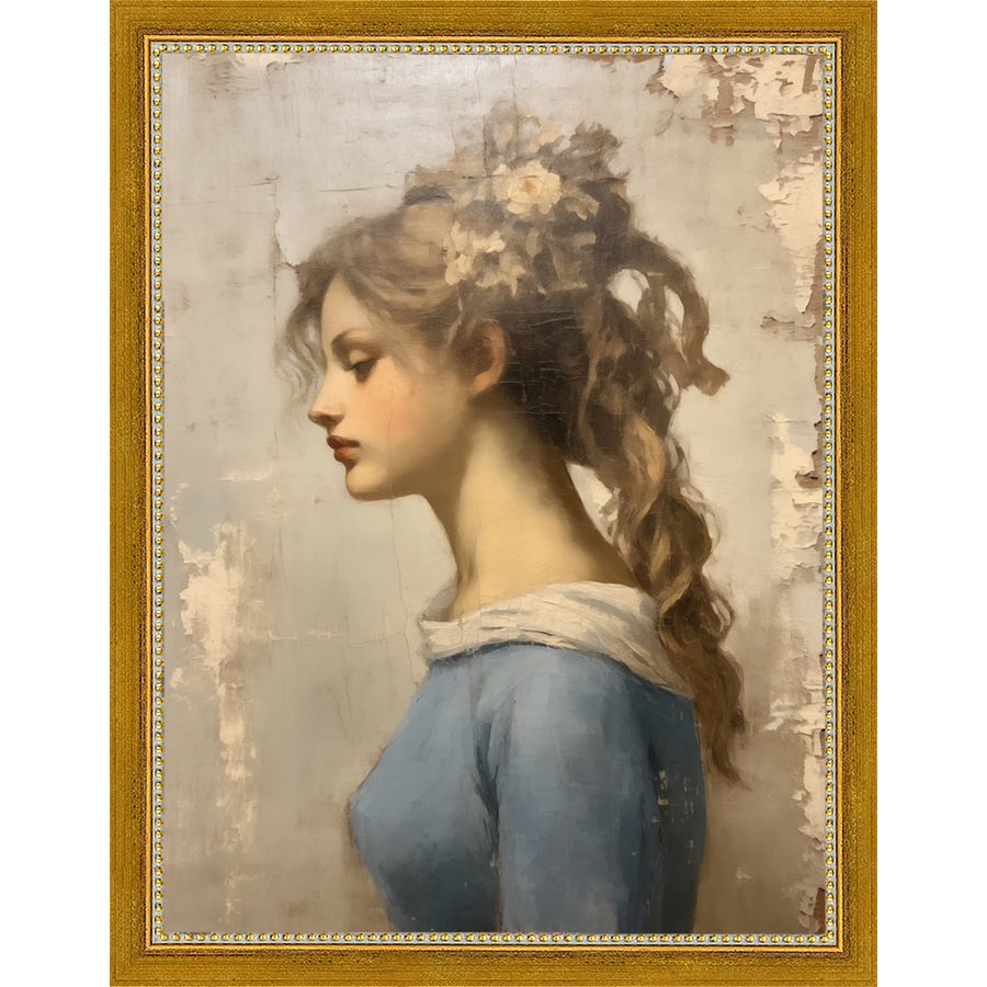 MAIDEN IN BLUE - Kings Fine Art & Decor