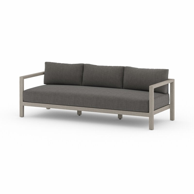 Sonoma Outdoor Sofa, Weathered Grey - Kings Fine Art & Decor