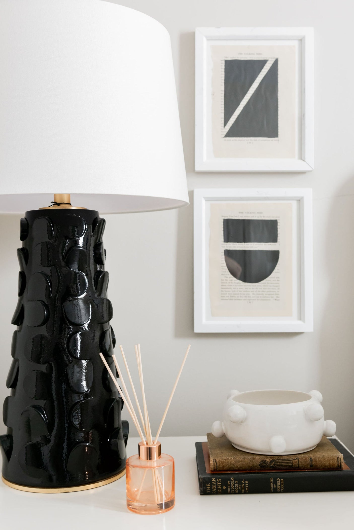 naomi-table-lamp-HL335201-BLK/GL-9