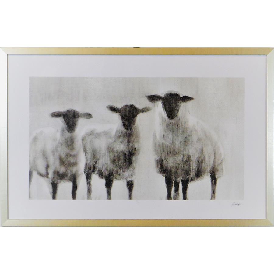 RUSTIC SHEEP I - Kings Fine Art & Decor