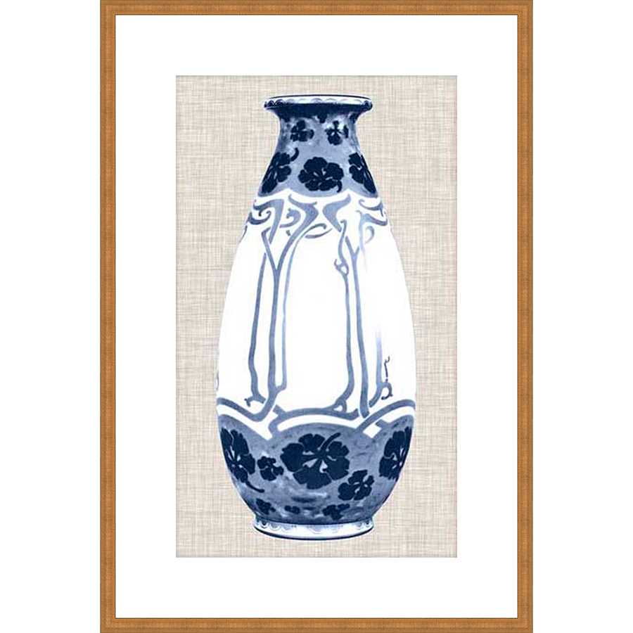 BLUE AND WHITE VASE II - Kings Fine Art & Decor