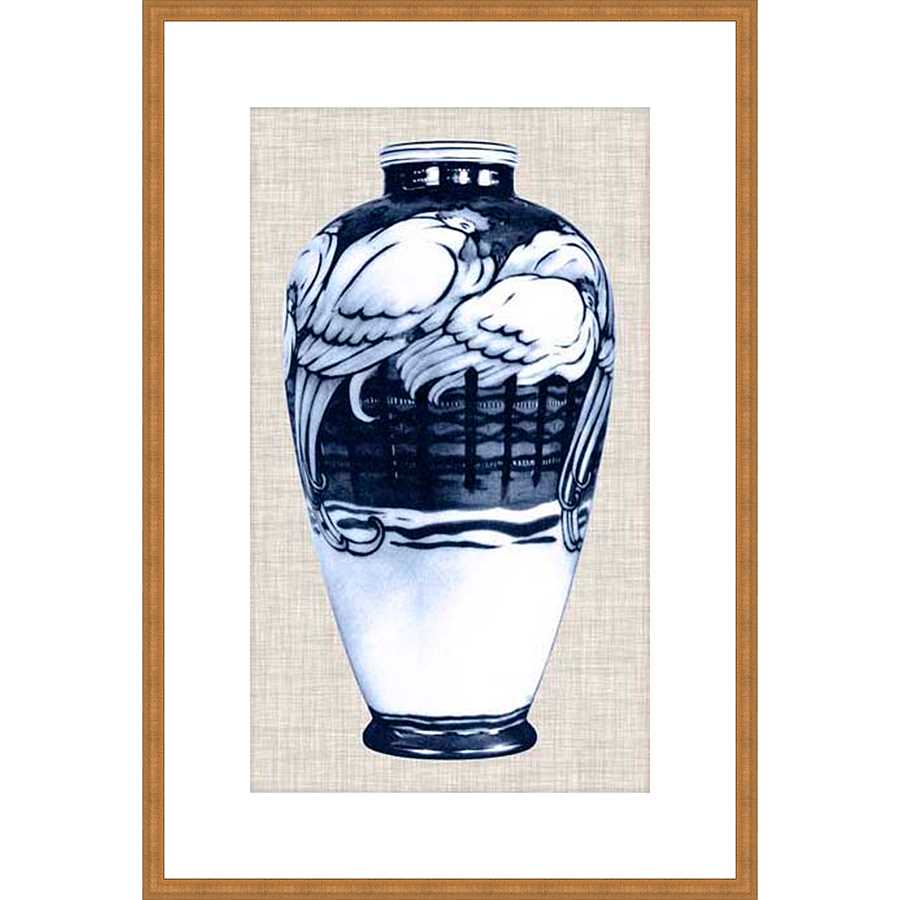 BLUE AND WHITE VASE VI - Kings Fine Art & Decor