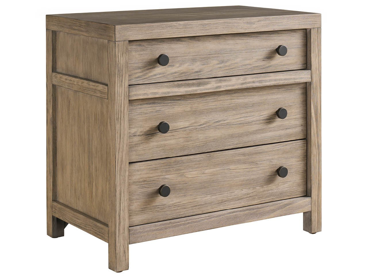 Boulder Three Drawer Nightstand