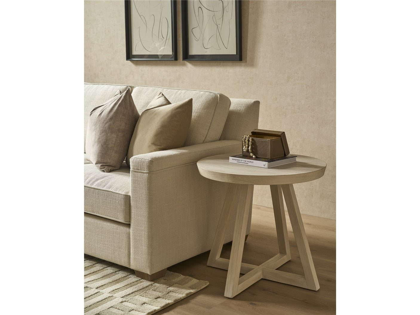 River Rock Round Side Table