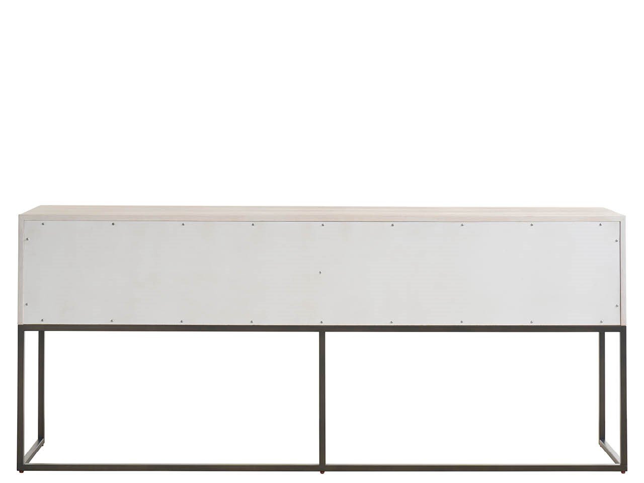 River Rock Metal Base Console