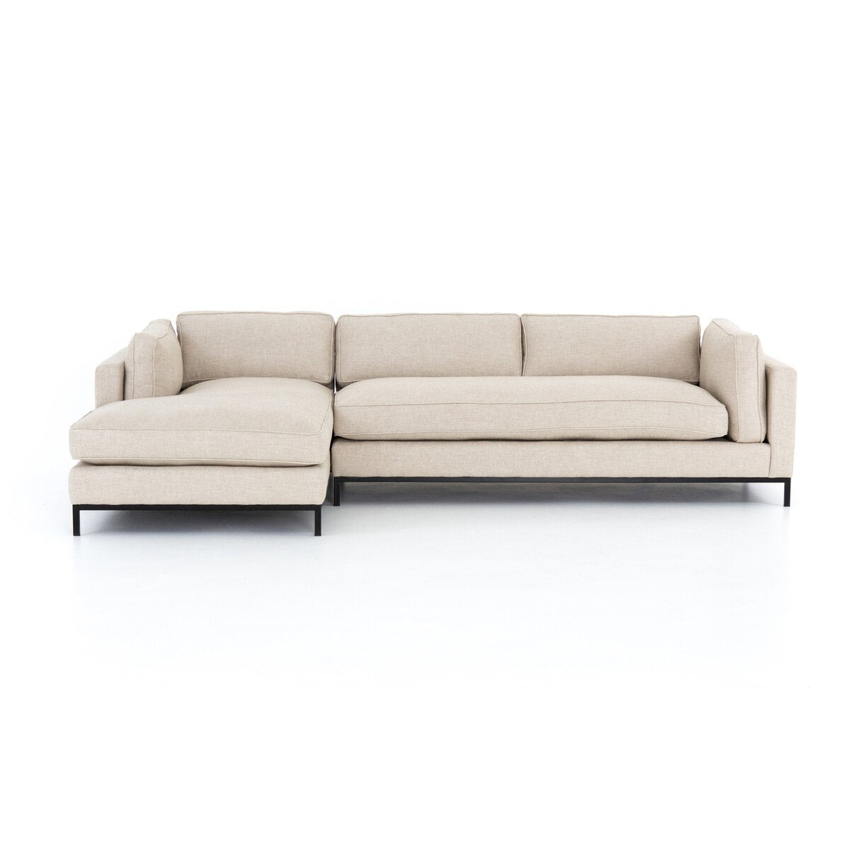 Grammercy 2-Piece Chaise Sectional - Kings Fine Art & Decor