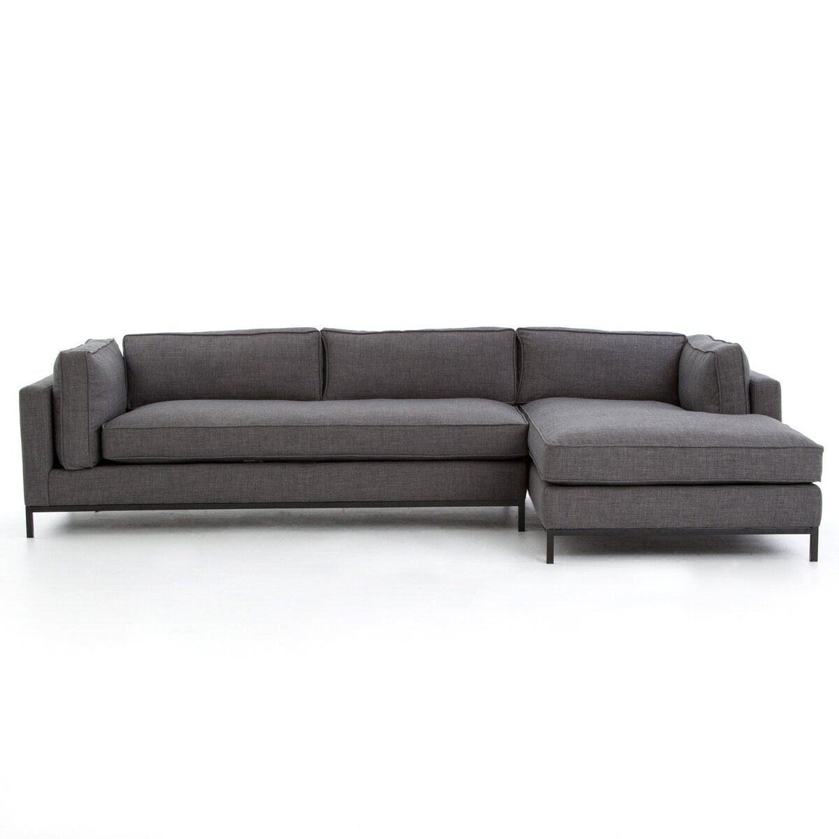 Grammercy 2-Piece Chaise Sectional - Kings Fine Art & Decor