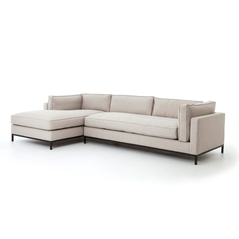 Grammercy 2-Piece Chaise Sectional - Kings Fine Art & Decor