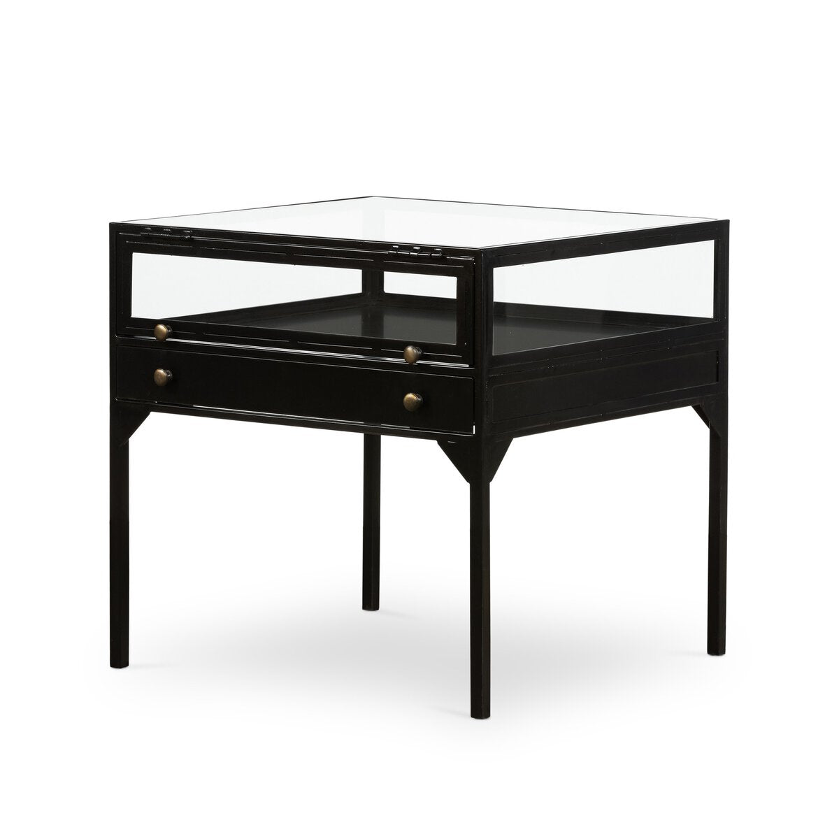 Shadow Box End Table - Kings Fine Art & Decor
