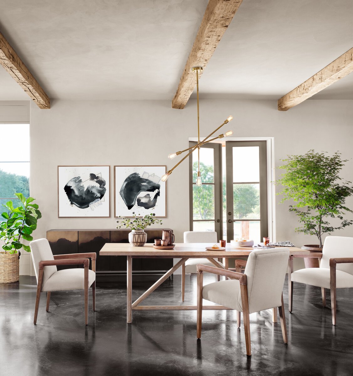 Mika Dining Table - Kings Fine Art & Decor