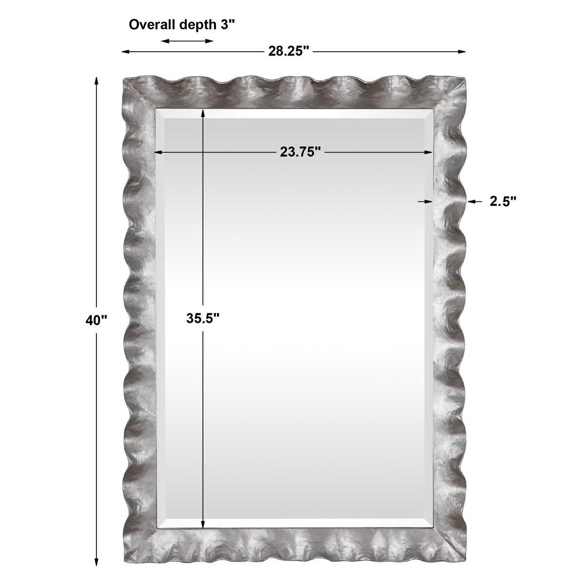 Haya Mirror, Silver