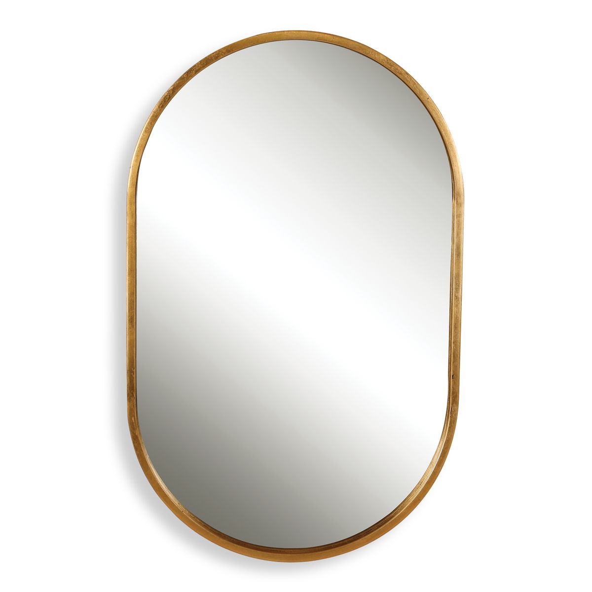 Varina Oval Mirror, Gold - Kings Fine Art & Decor