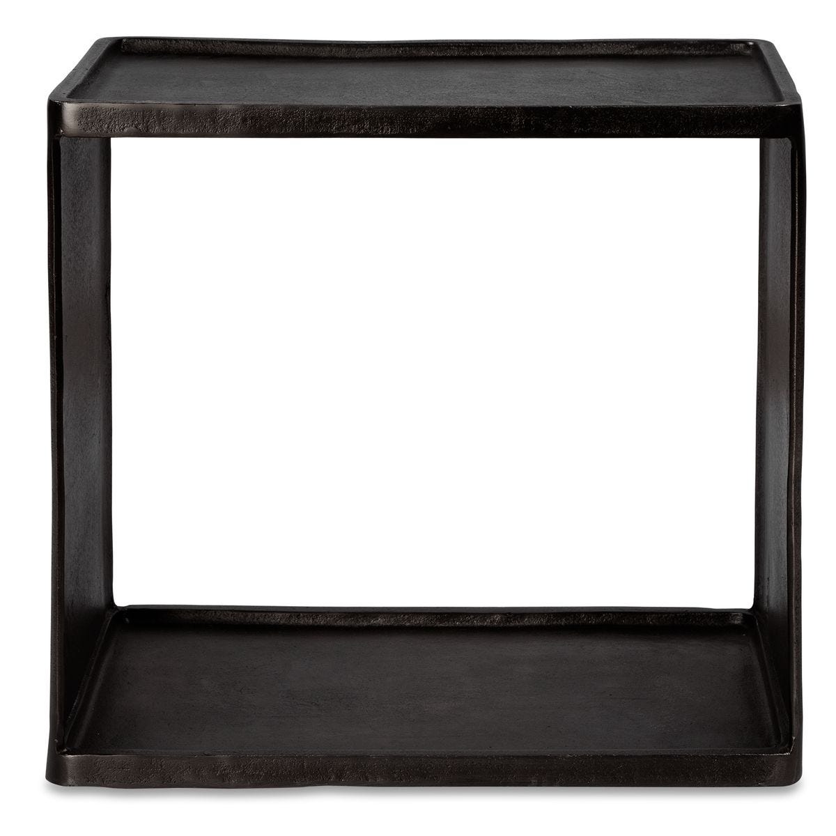 Derwent Side Table, Dark Nickel