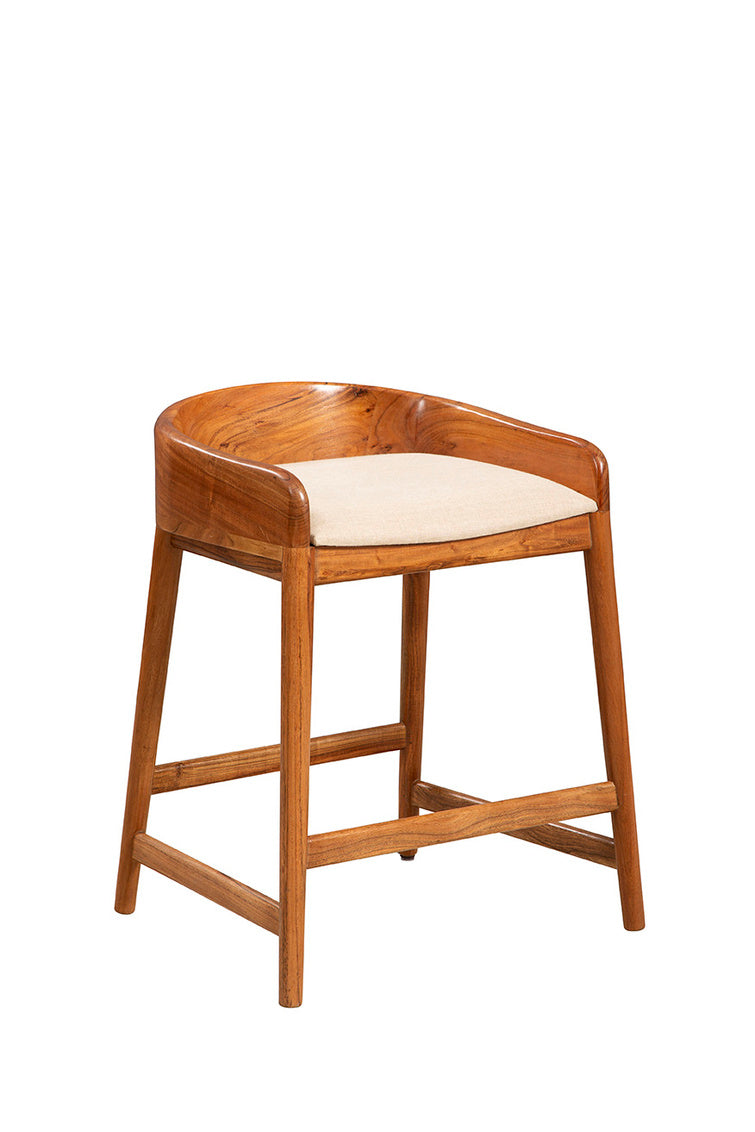 Saddle Counter Stool - Kings Fine Art & Decor
