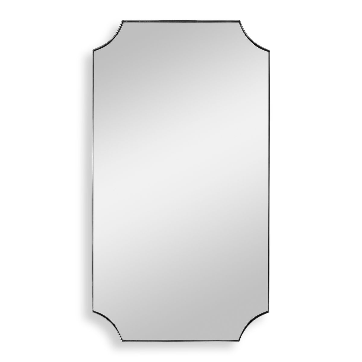 Lennox Mirror, Nickel - Kings Fine Art & Decor