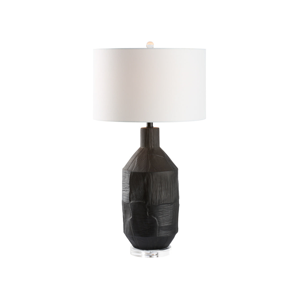 Furrow Lamp - Black