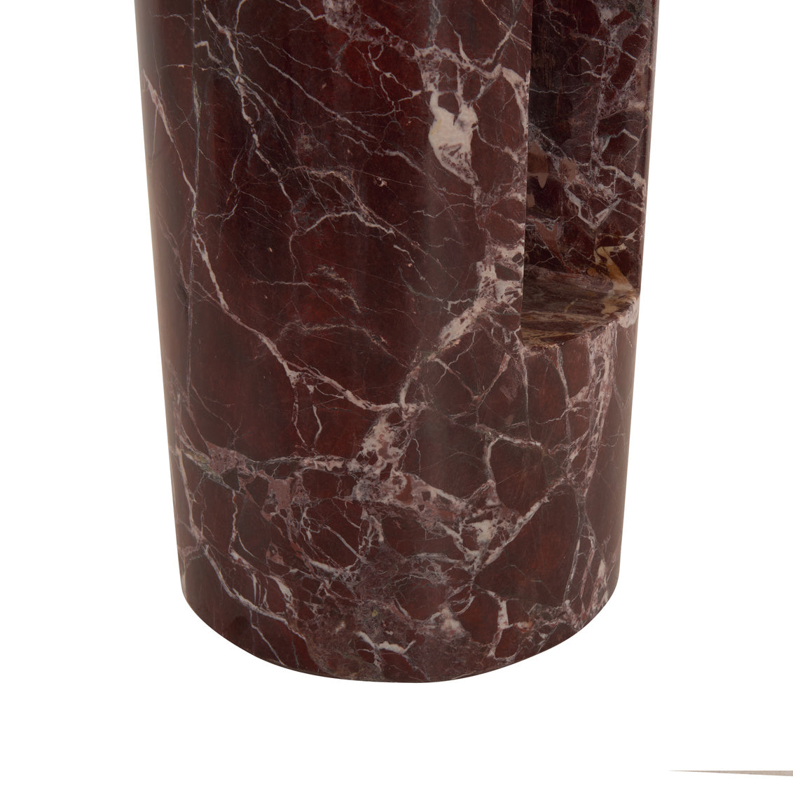 George Marble Side Table - Garnet