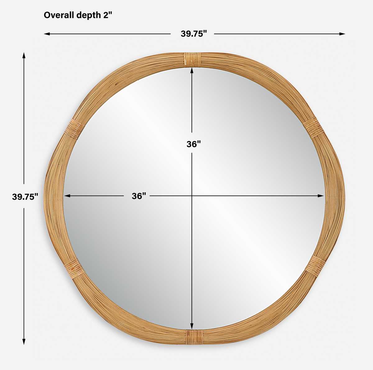 Salina Round Mirror