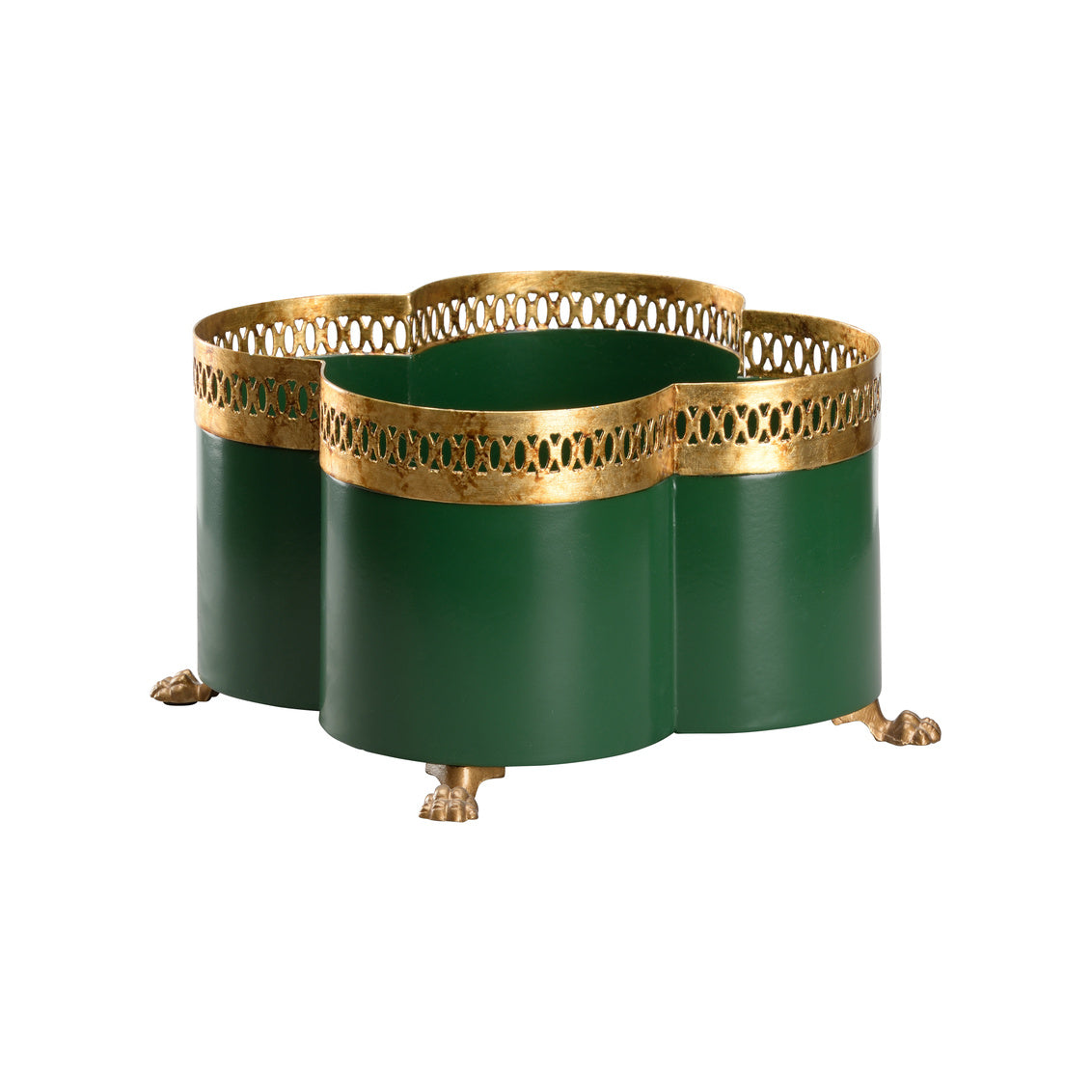 Tracery Cachepot - Green (SM)