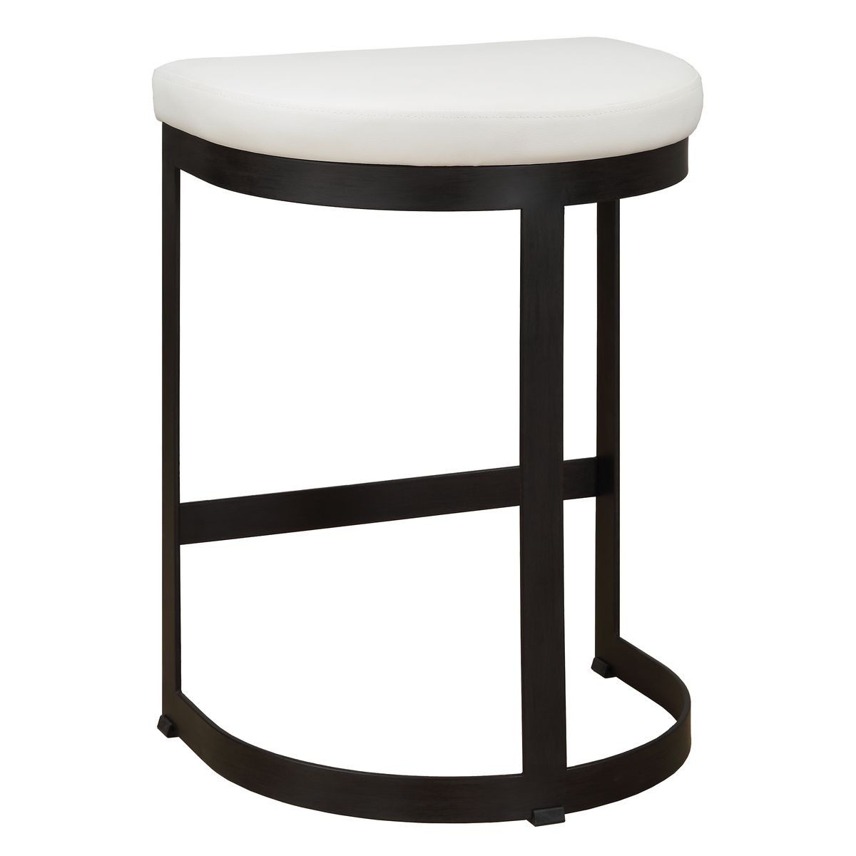 Ivanna Counter Stool, Black - White