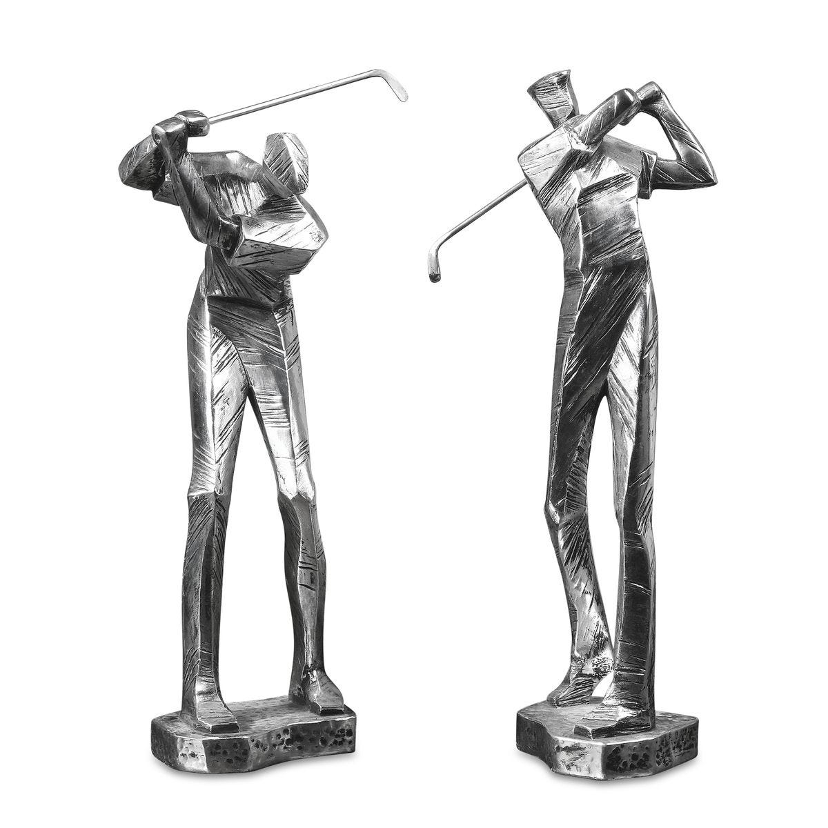 Practice Shot Figurines, S/2 - Kings Fine Art & Decor