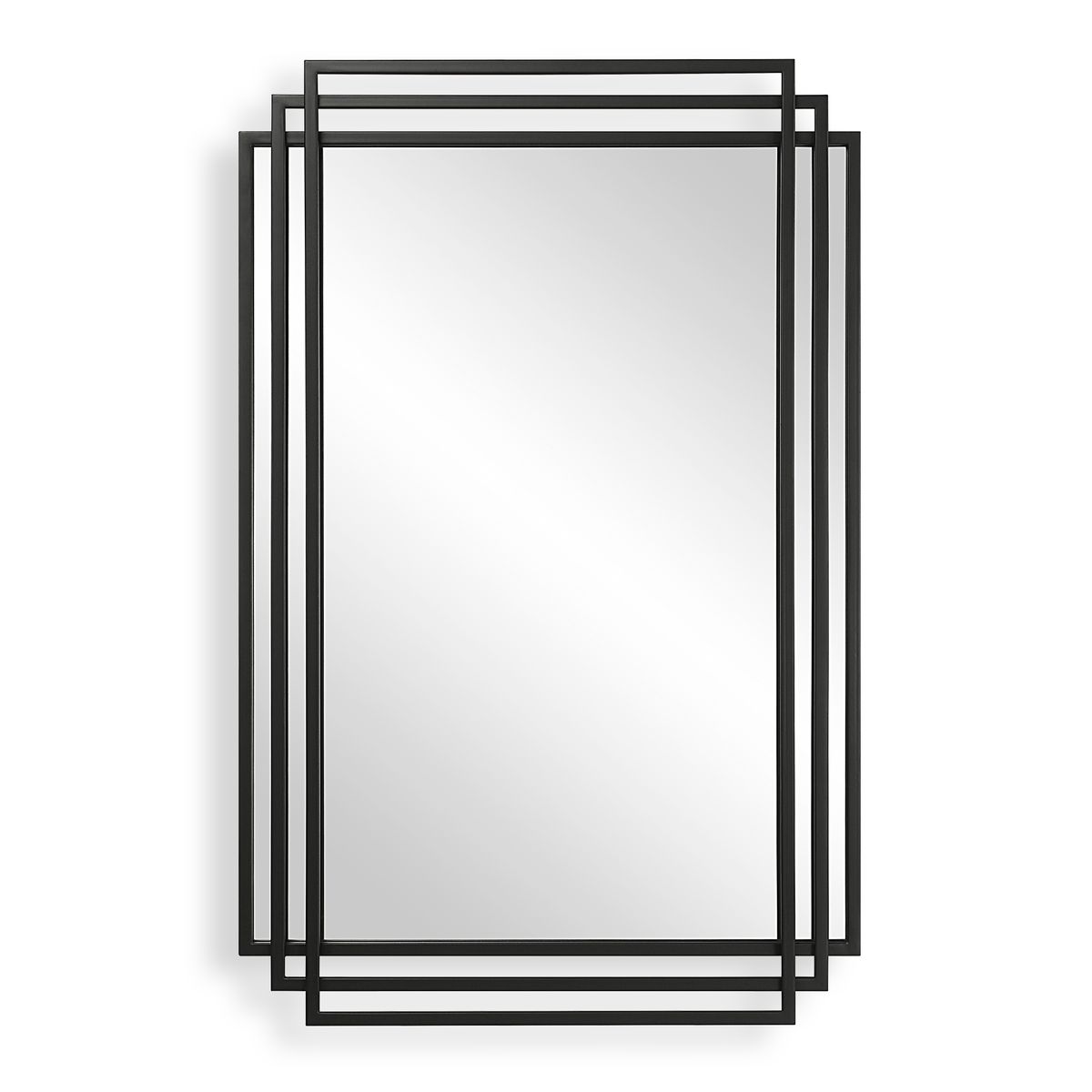 Amherst Mirror, Black - Kings Fine Art & Decor