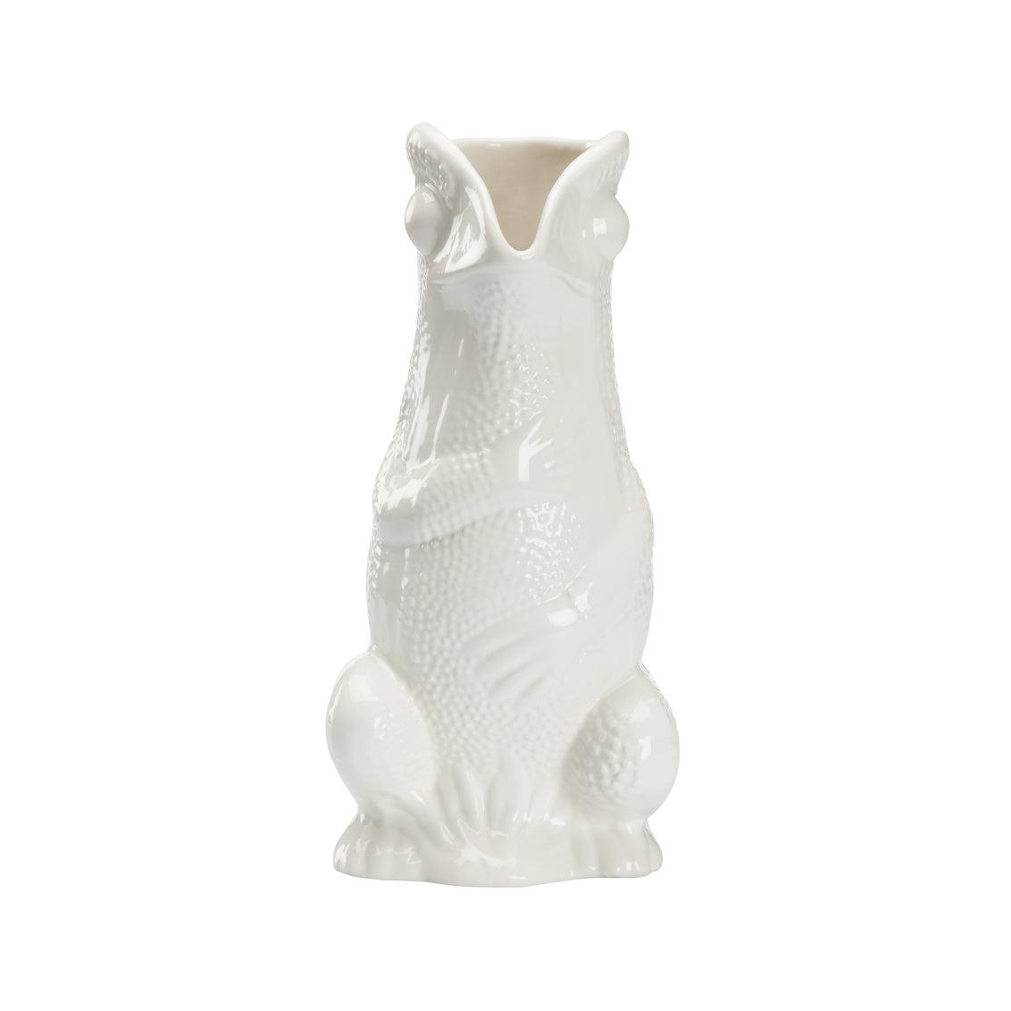 Frog Pitcher - White