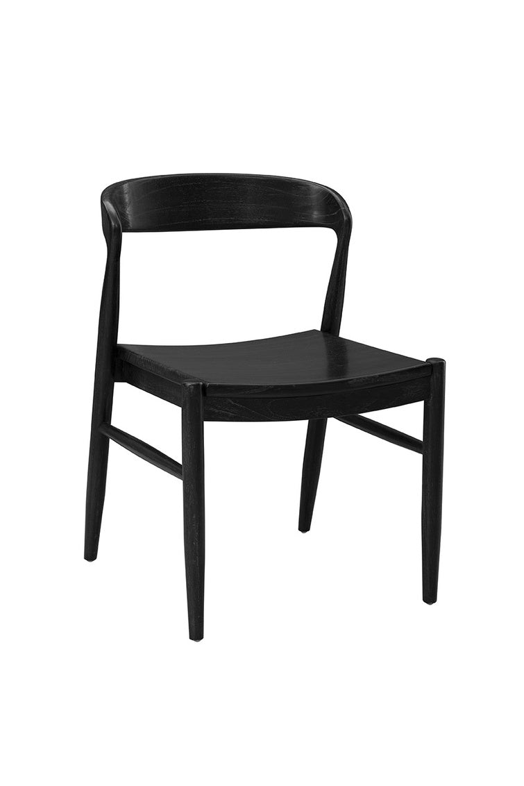 Black Townsend Side Chair - Kings Fine Art & Decor