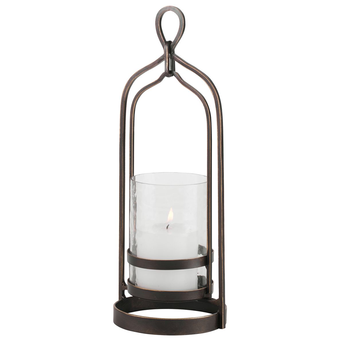 Shepherd Candleholder, Bronze