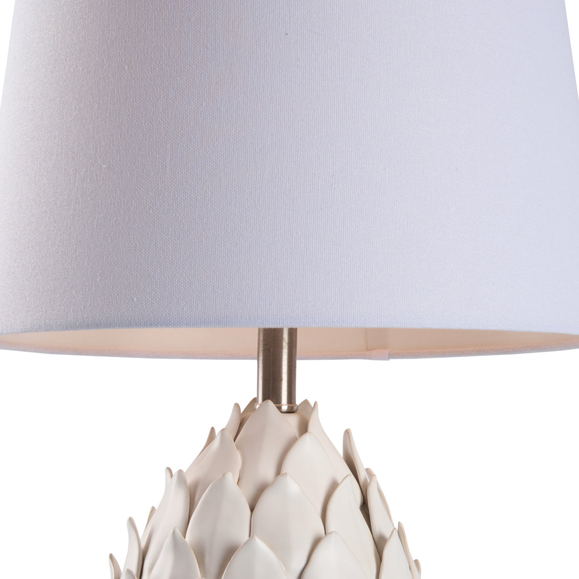 White Artichoke Lamp